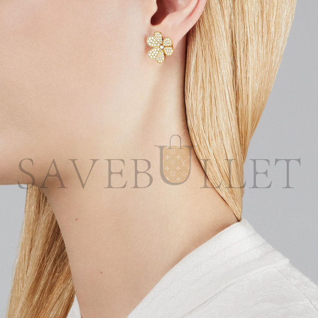 V*N CL*F arpels frivole earrings, small model vcarp0j900